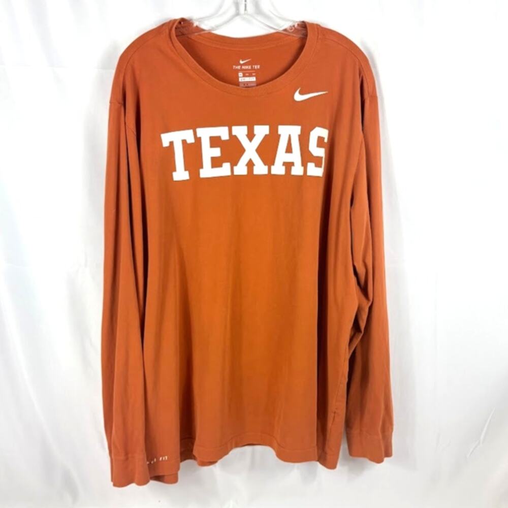 Texas Longhorns 3XL Nike Dri-Fit Long Sleeve UT T-Shirt SEC
